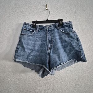 Abercrombie The 90s Relaxed Cutoff Shorts High Rise - Curve Love
